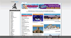 Desktop Screenshot of continent-europeen.com