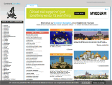 Tablet Screenshot of continent-europeen.com